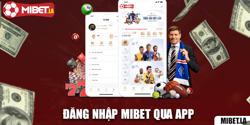 Đăng nhập Mibet qua app