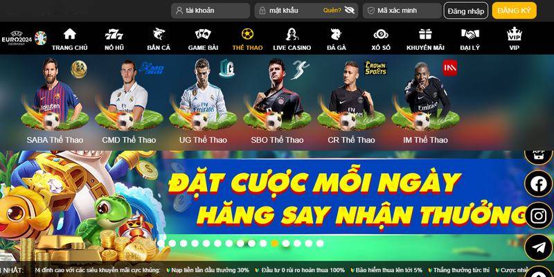 Top 3 sảnh cược thể thao chất lượng tại 789Win